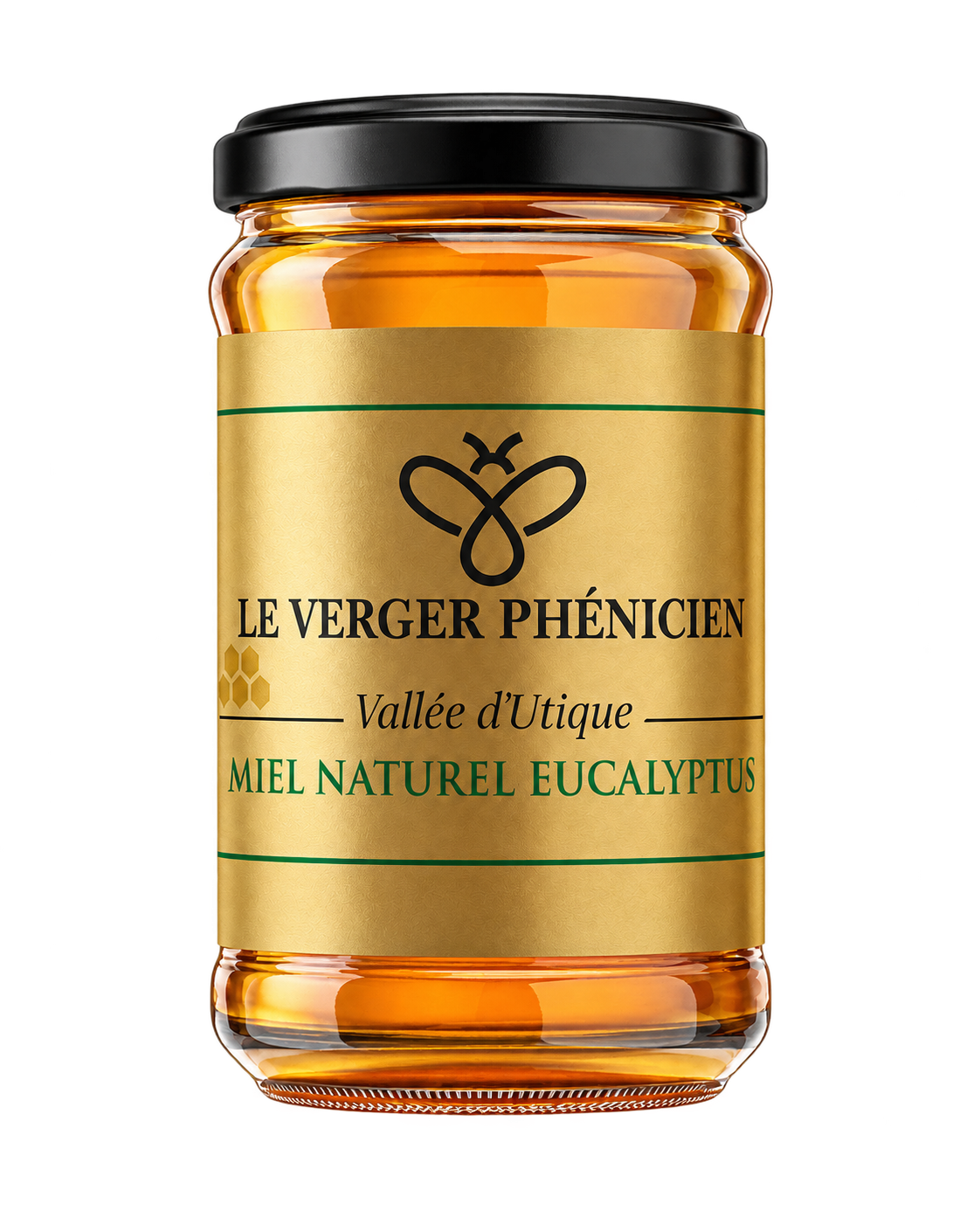Pot de miel naturel eucalyptus Le Verger Phénicien